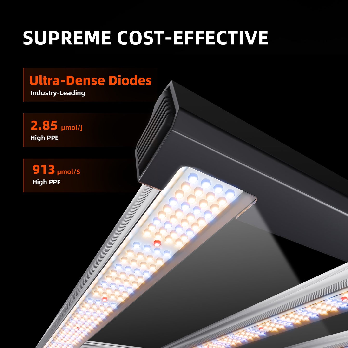 320W Energieeffizienz der Spider Farmer G4500 LED-Wachstumslampe