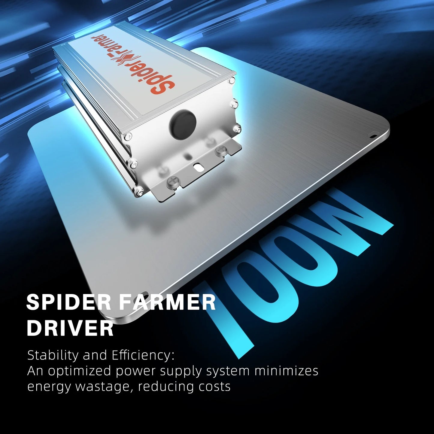 Spider Farmer 70x70x160cm Growzelt aufgebaut LED Beleuchtung Pflanzen Indoor Growing Setup