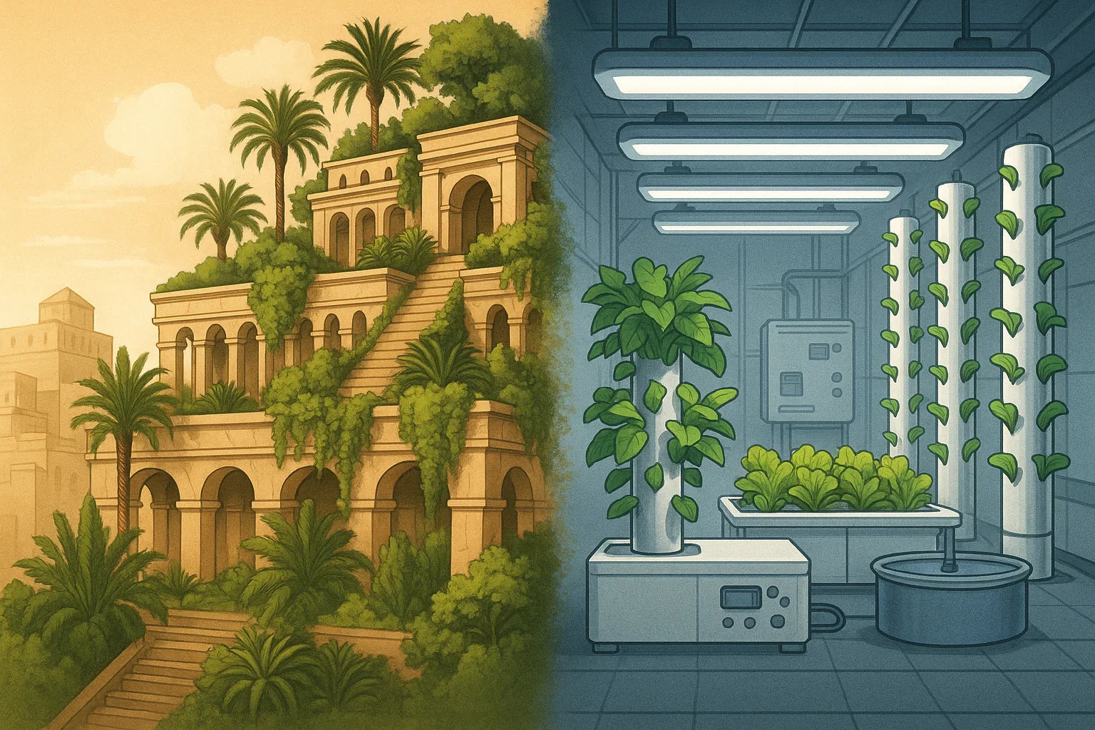 Geschichte der Hydroponik