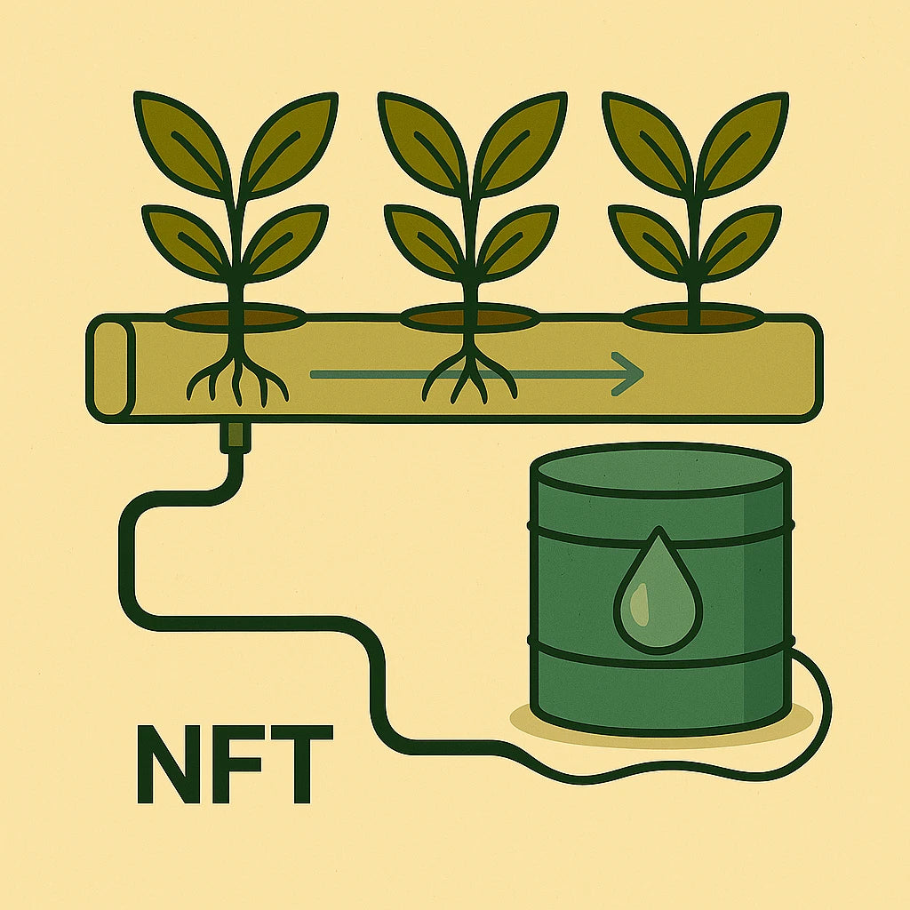 NFT Kanal Anbausystem für hydroponische Pflanzenzucht