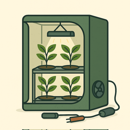 Illustration Grow-Zelt