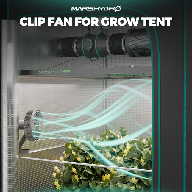 Mars Hydro iFresh 4 Zoll Inline-Ventilator mit Geschwindigkeitsregelung für optimale Growzelt Belüftung