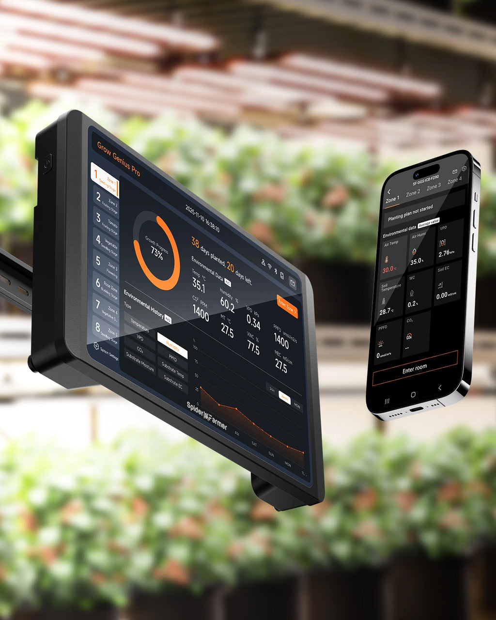 Spider Farmer GGS Pro Controller Kits App steuerbar