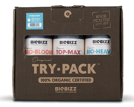 Biobizz Hydro Dünger Flaschen - Bio-Grow, Bio-Bloom und Top-Max für optimales Pflanzenwachstum"