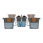 PLANT!T aeros Doppel-Belüftungssystem 2 Luftpumpen Ausströmer Sauerstoffversorgung DWC Master