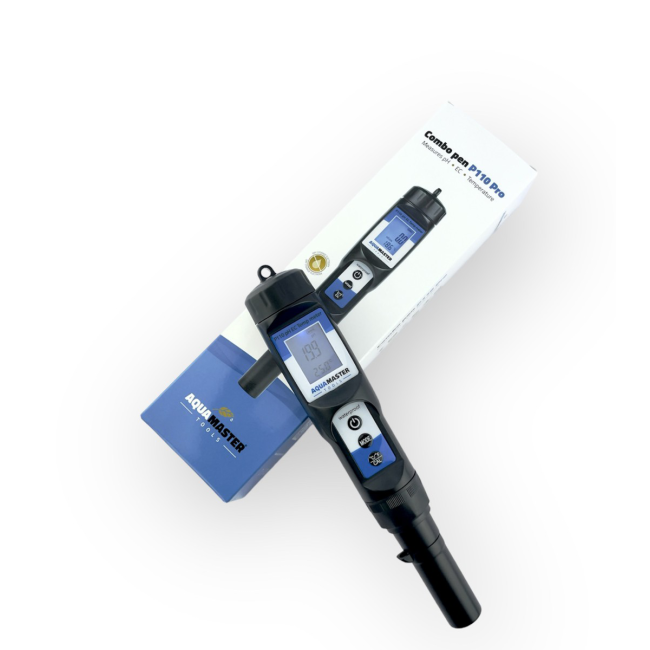 Aquamaster P110 Pro Combo Pen - Kompaktes pH/EC/Temp Messgerät