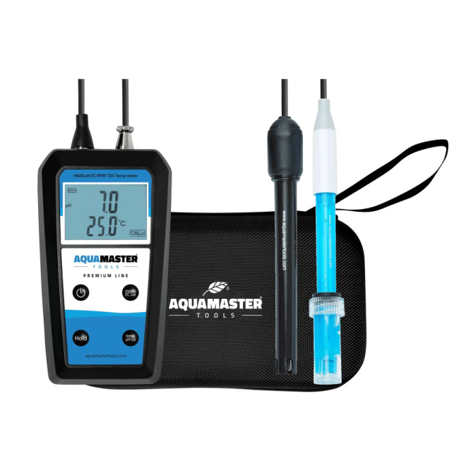 H600 Pro Messgerät - Detailansicht mit Display und Bedienelemente