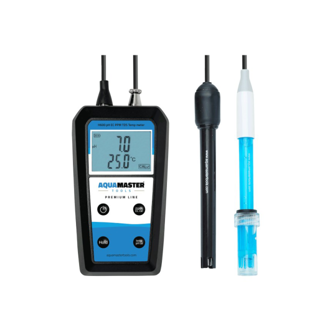 Aquamaster H600 Pro - Professionelles 5-in-1 Handheld Messgerät