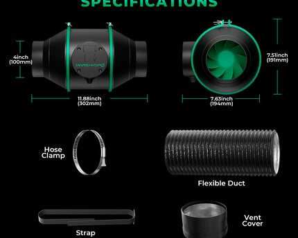 Mars Hydro TS 600 Growbox Komplettset