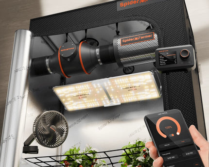 Spider Farmer® Growzelt 120x60x180cm - Professionelles Indoor Growing Setup - organic-design.com