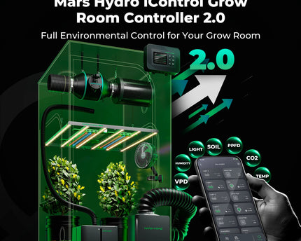 Mars Hydro TS 1000 Growbox Komplettset 80x80x160cm mit 150W LED
