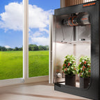 Spider Farmer G4500 LED-Wachstumslampe im Einsatz Pflanzen in Indoor-Growzelt