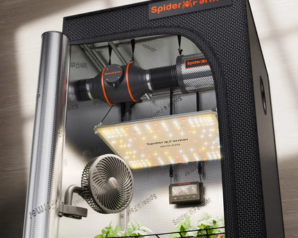 Growzelt Set Komponenten SF1000 LED Beleuchtung Kohlefilter Ventilator digitaler Controller | organic-design.com