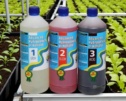 Advanced Hydroponics Bloom-Grow-Micro je 1L Bundle - organic-design.com