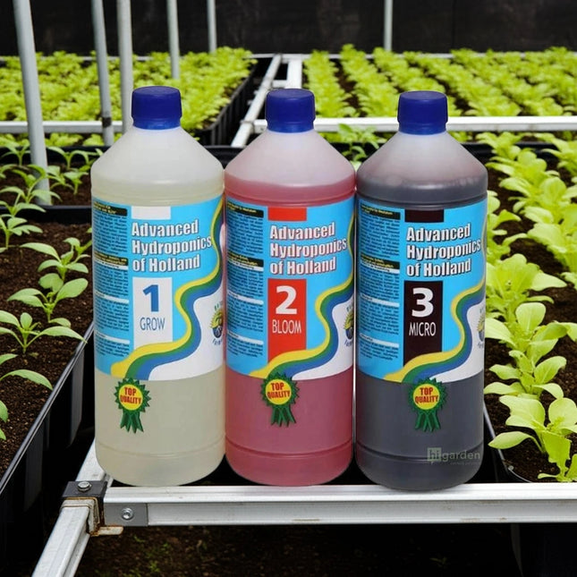 Advanced Hydroponics Bloom-Grow-Micro je 1L Bundle - organic-design.com