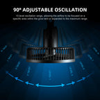 "6 Zoll Ventilator mit 10-stufiger Geschwindigkeitsregelung und Oszillation"