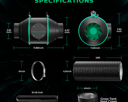 Mars Hydro TS 1000 Growbox Komplettset