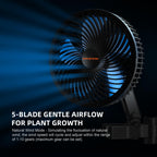 Spider Farmer® Clip-Ventilator 15cm - Optimale Luftzirkulation im Growzelt