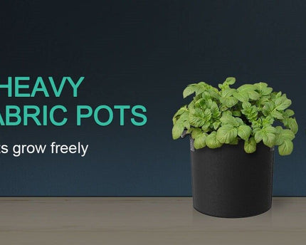 Mars Hydro 5er Pack Stofftöpfe - Robuste Fabric Pots für gesundes Pflanzenwachstum