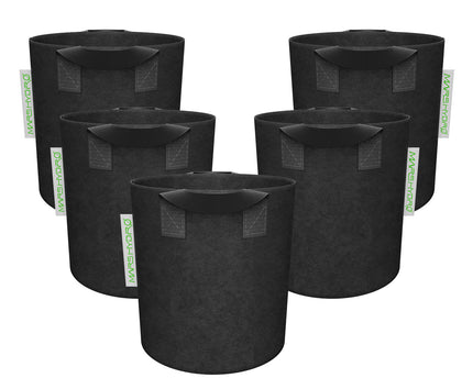 Mars Hydro Grow Bags 19L - 5er Pack Premium Stofftöpfe für Indoor Growing