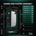 Mars Hydro Grow Zelt – Indoor Grow Box für Tomaten, Kräuter und Gemüse