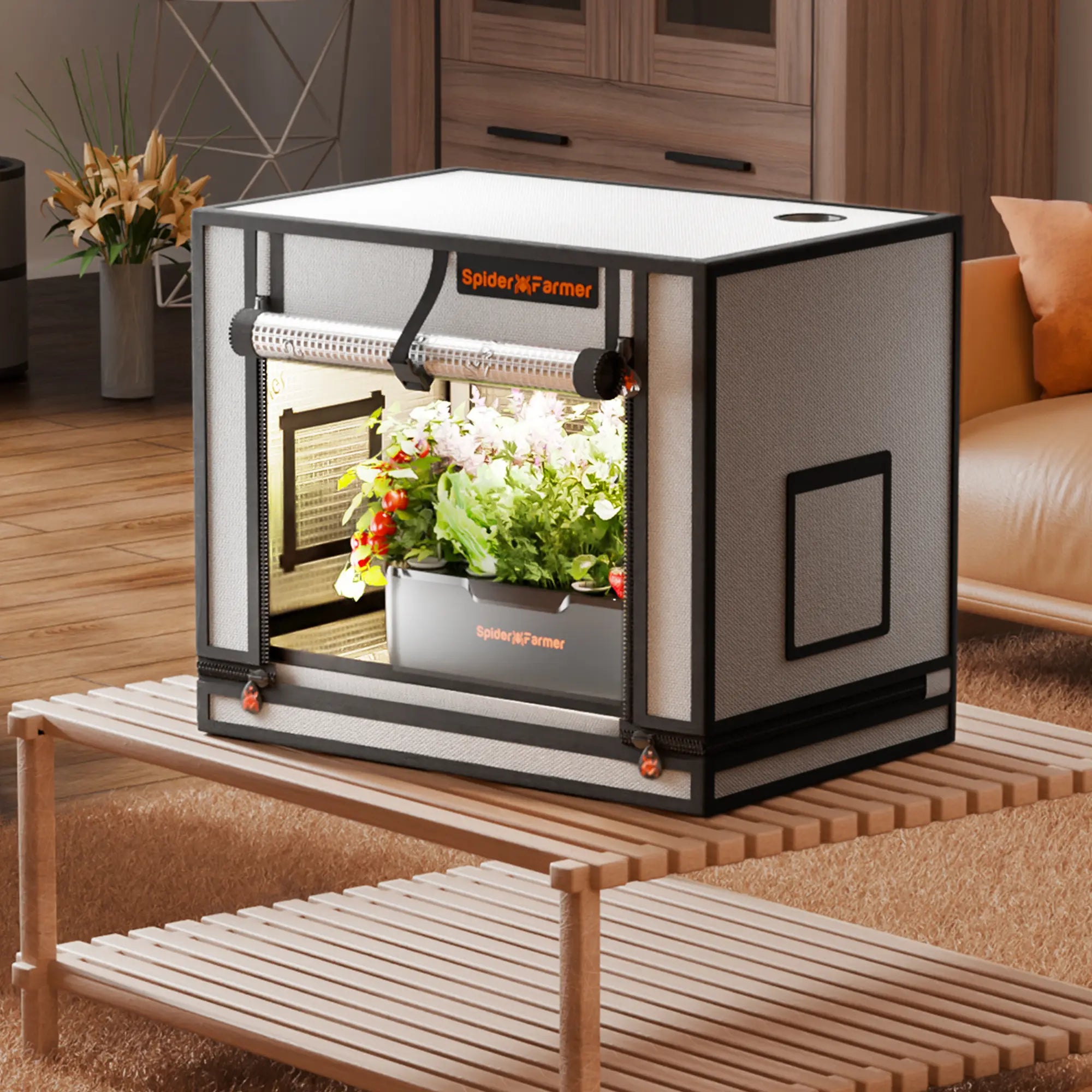 Spider Farmer PRO Mini-Growzelt 60x40x50 cm für Anzucht und Keimung