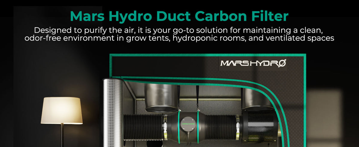 Mars Hydro 6 Zoll Aktivkohlefilter für Abluftsysteme