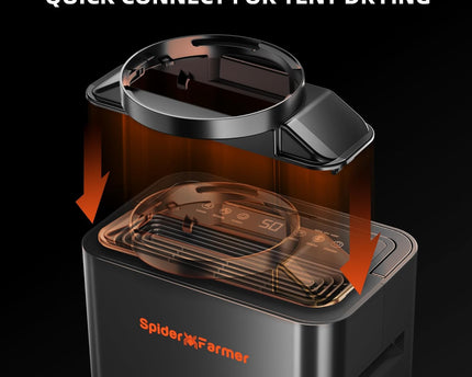 Spider Farmer 12L Luftentfeuchter - Optimale Luftfeuchtigkeit für Deine Pflanzen