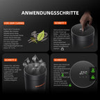 Spider Farmer® 2L Auto-Cure Smart Jar - smarte Gewürz & Kräutermühle - Anwendungsschritte