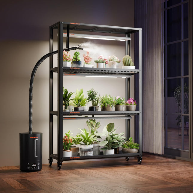 Spider Farmer 6L Luftbefeuchter schwarz - Ultraschall Kaltnebel mit Digitalanzeige