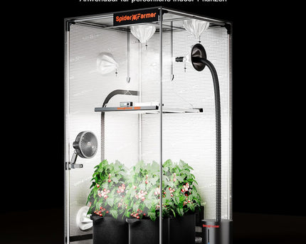 Spider Farmer 6L Luftbefeuchter im Indoor-Zuchtzelt - Optimale Pflanzenfeuchte