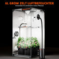 Spider Farmer 6L Luftbefeuchter im Indoor-Zuchtzelt - Optimale Pflanzenfeuchte