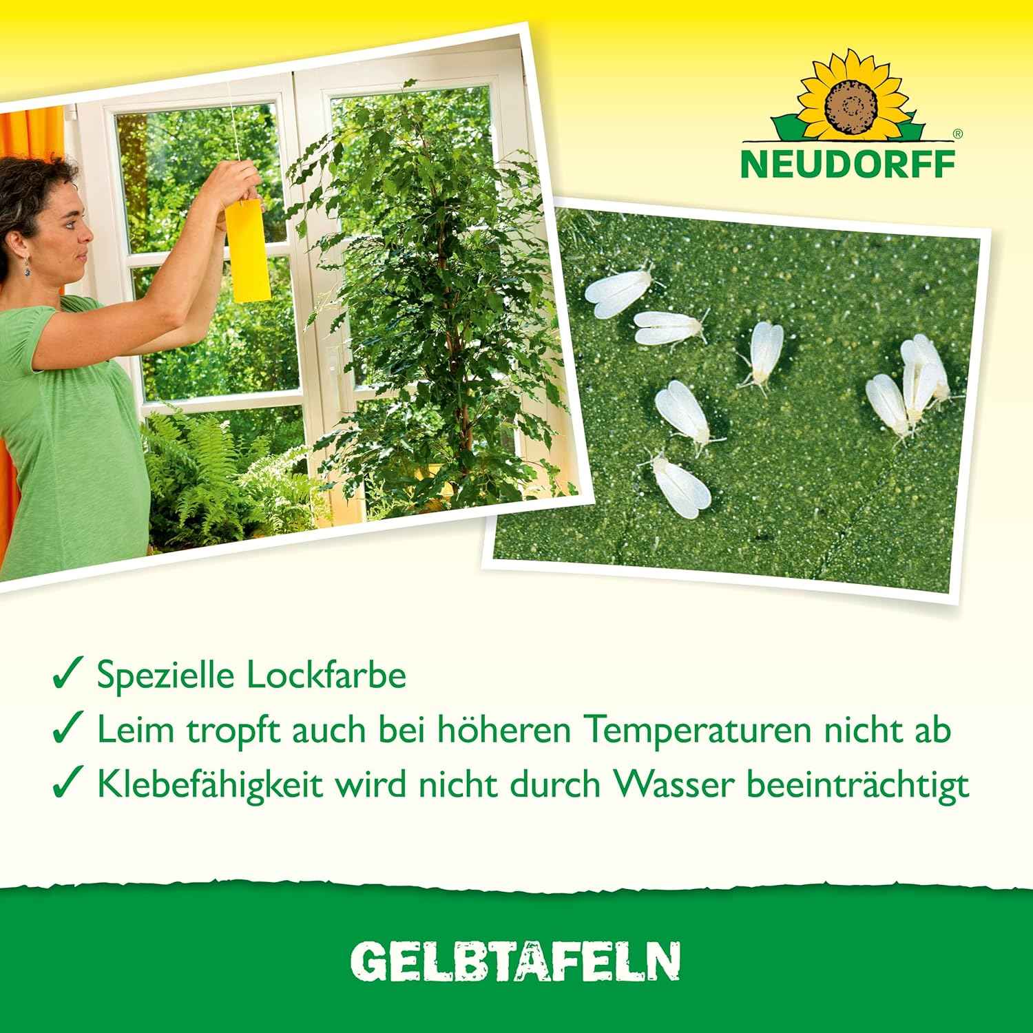 Gelbtafeln 7,5 x 20 cm – Neudorff 21 Stück Vorteile
