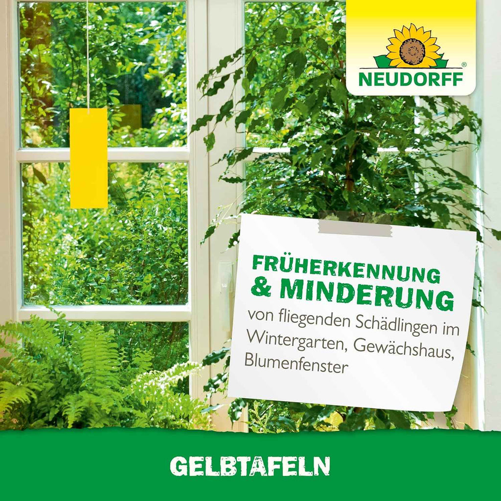 Gelbtafeln 7,5 x 20 cm – Neudorff 21 Stück Vorteil der Früherkennung