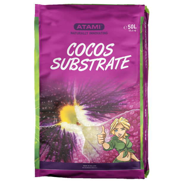 ATAMI ATA Cocos Substrate 50L Sack - Premium Kokossubstrat für Hydroponik und Pflanzenanzucht