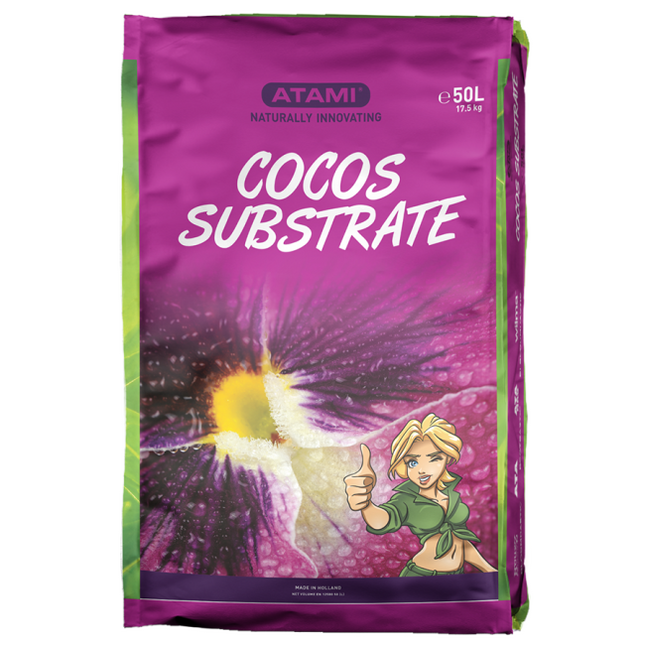 ATAMI ATA Cocos Substrate 50L Sack - Premium Kokossubstrat für Hydroponik und Pflanzenanzucht