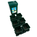 AutoPot easy2grow mit sechs leeren Töpfen, drei Zweitopfwannen und Tank