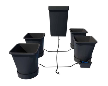"AutoPot 4Pot XL System AQUAvalve5 - Premium Bewässerungssystem mit 25L XL-Töpfen für 4 Pflanzen"