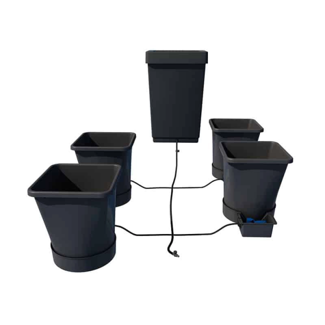 "AutoPot 4Pot XL System AQUAvalve5 - Premium Bewässerungssystem mit 25L XL-Töpfen für 4 Pflanzen"