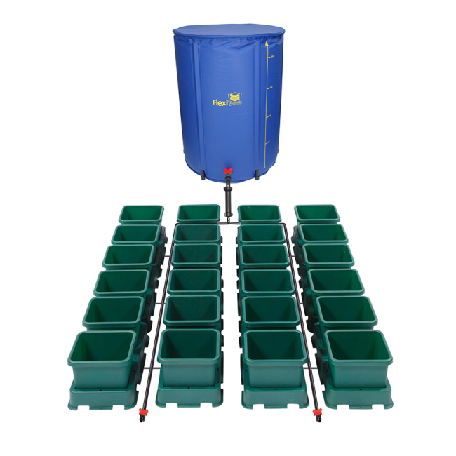 AutoPot easy2grow 24 Töpfe Bewässerungssystem - Professionelle automatische Bewässerung für 24 Pflanzen mit 225L FlexiTank"