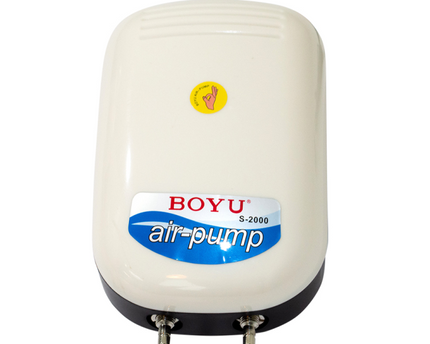 BOYU S-2000 Luftpumpe, 480L/h Boyu