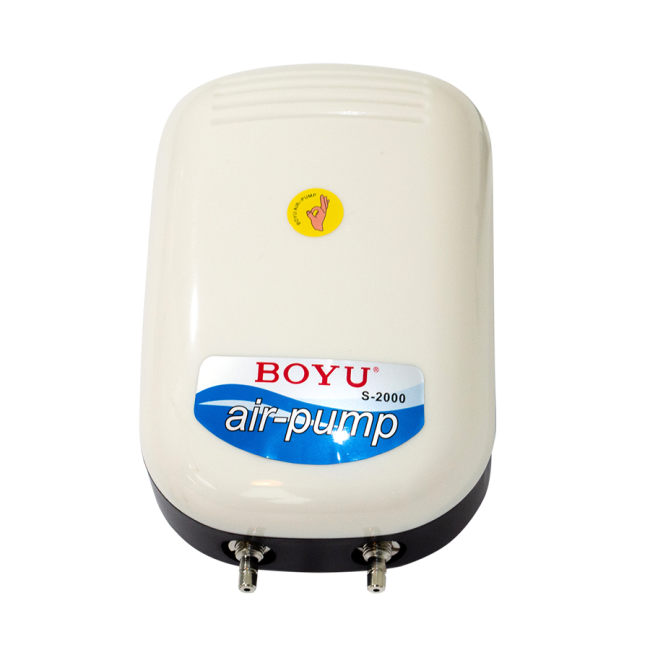 BOYU S-2000 Luftpumpe, 480L/h Boyu