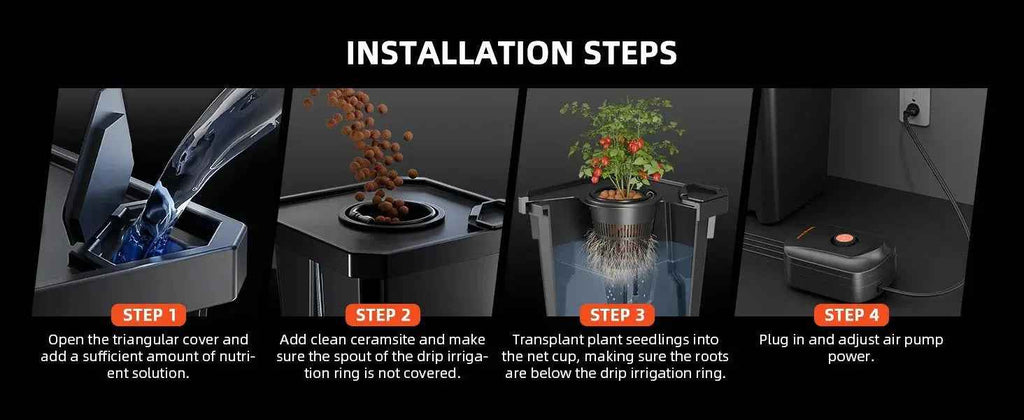 Spider Farmer 2 Töpfe DWC-Hydroponik System mit Top-Drip-Kit