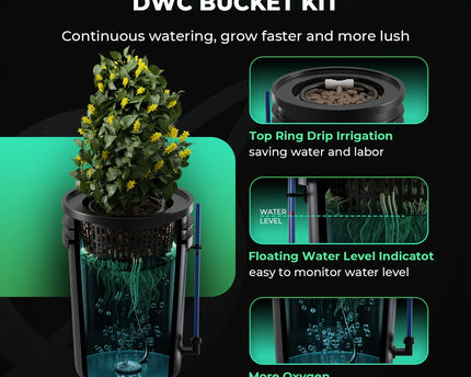 Mars Hydro DWC Hydroponik-Systemkit mit 2 Eimern - organic-design.com