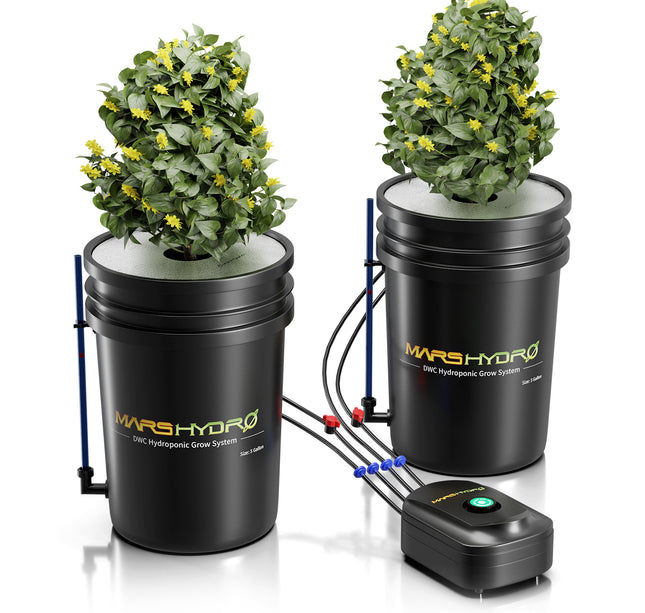 Mars Hydro DWC Hydroponik System 2 Eimer Komplettset - Hauptproduktbild