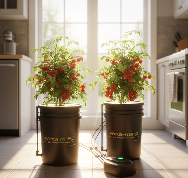 Mars Hydro DWC Hydroponik-Systemkit mit 2 Eimern