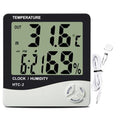Digitalthermometer-Hygrometer mit 2 Messpunkten - ideal für GrowZelt oder Gewächshaus