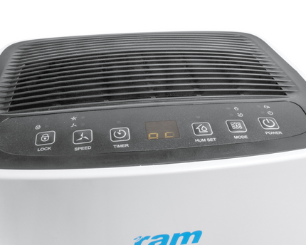 RAM Luftentfeuchter 12L pro Tag - Professionelle Luftentfeuchtung für Growräume und Gewächshäuser