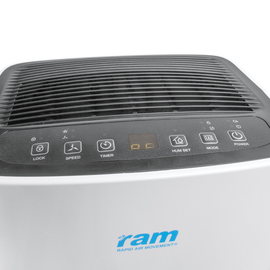 RAM Luftentfeuchter 12L pro Tag - Professionelle Luftentfeuchtung für Growräume und Gewächshäuser