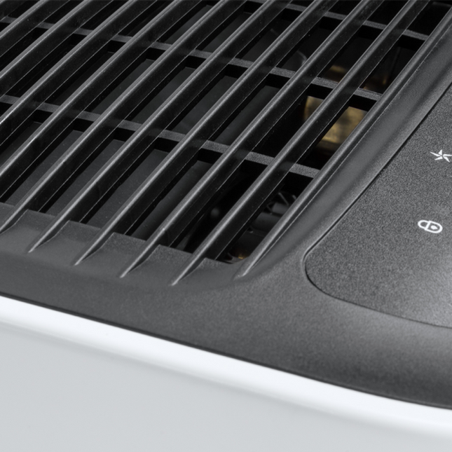 RAM Luftentfeuchter Seitenansicht - Kompaktes Design für optimale Raumnutzung"